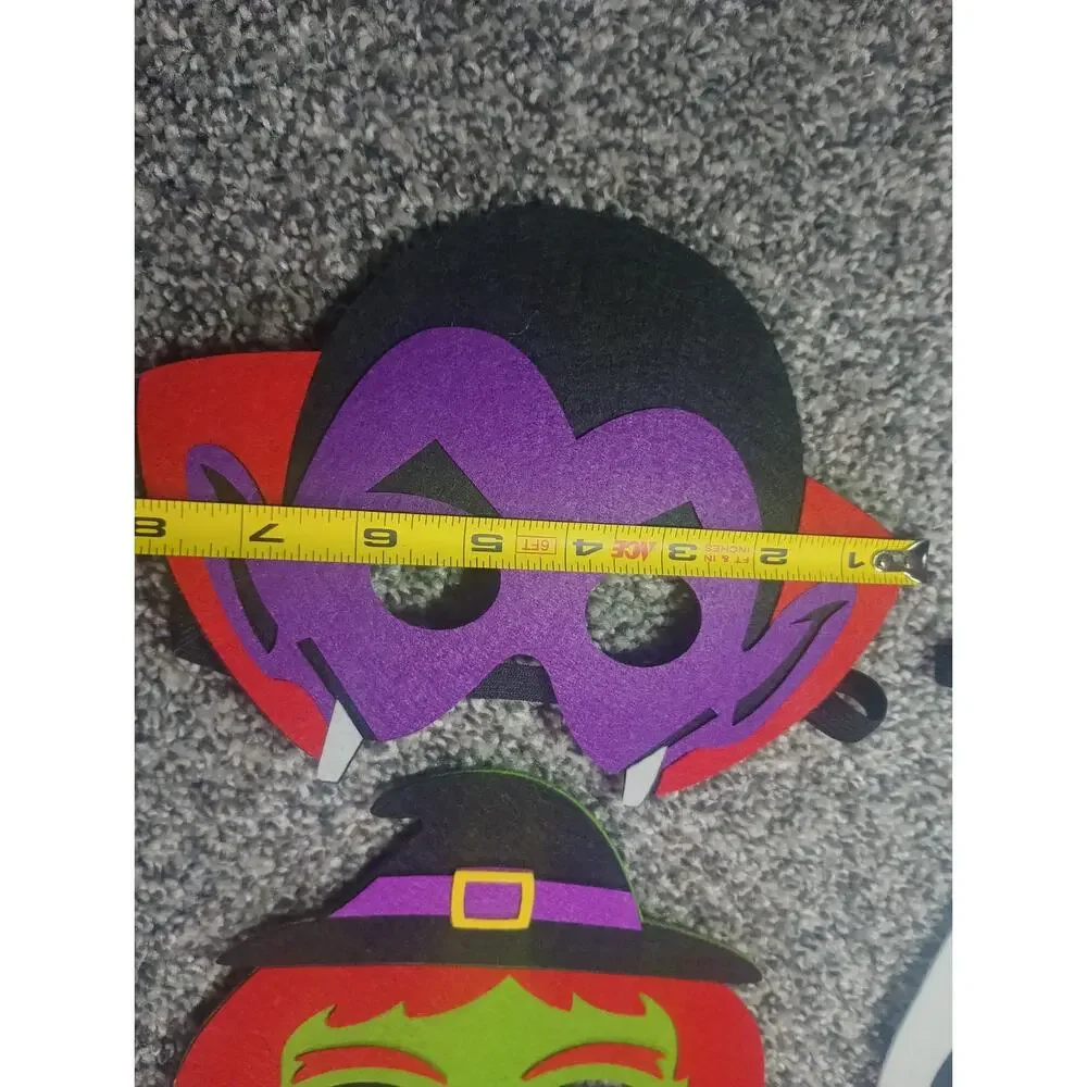 Lot 18 New Kids Halloween Costume Eye Masks Party Classroom Teacher Prize Set